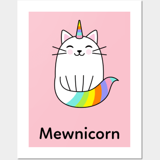 Cat Unicorn design Posters and Art